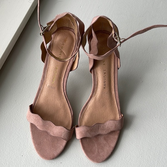 Chinese Laundry Shoes - Pink Suede Heels. Chinese Laundry.